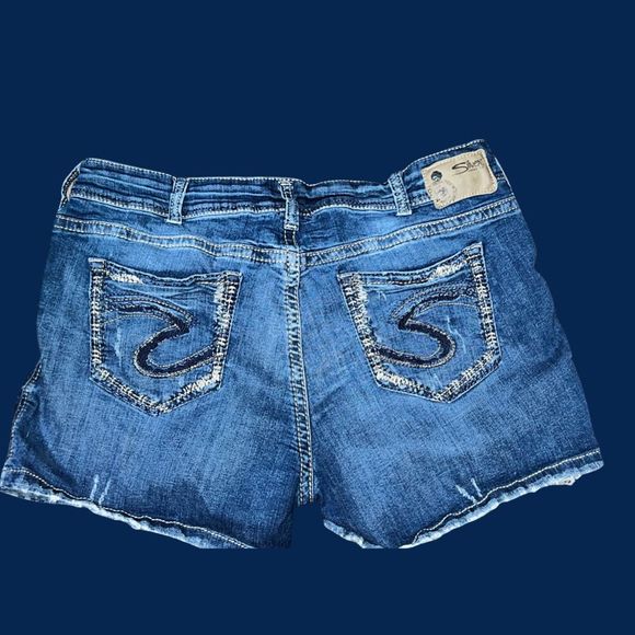 Plus Size Silver Suki Super Stretch Shorts Size 20 - Picture 5 of 6